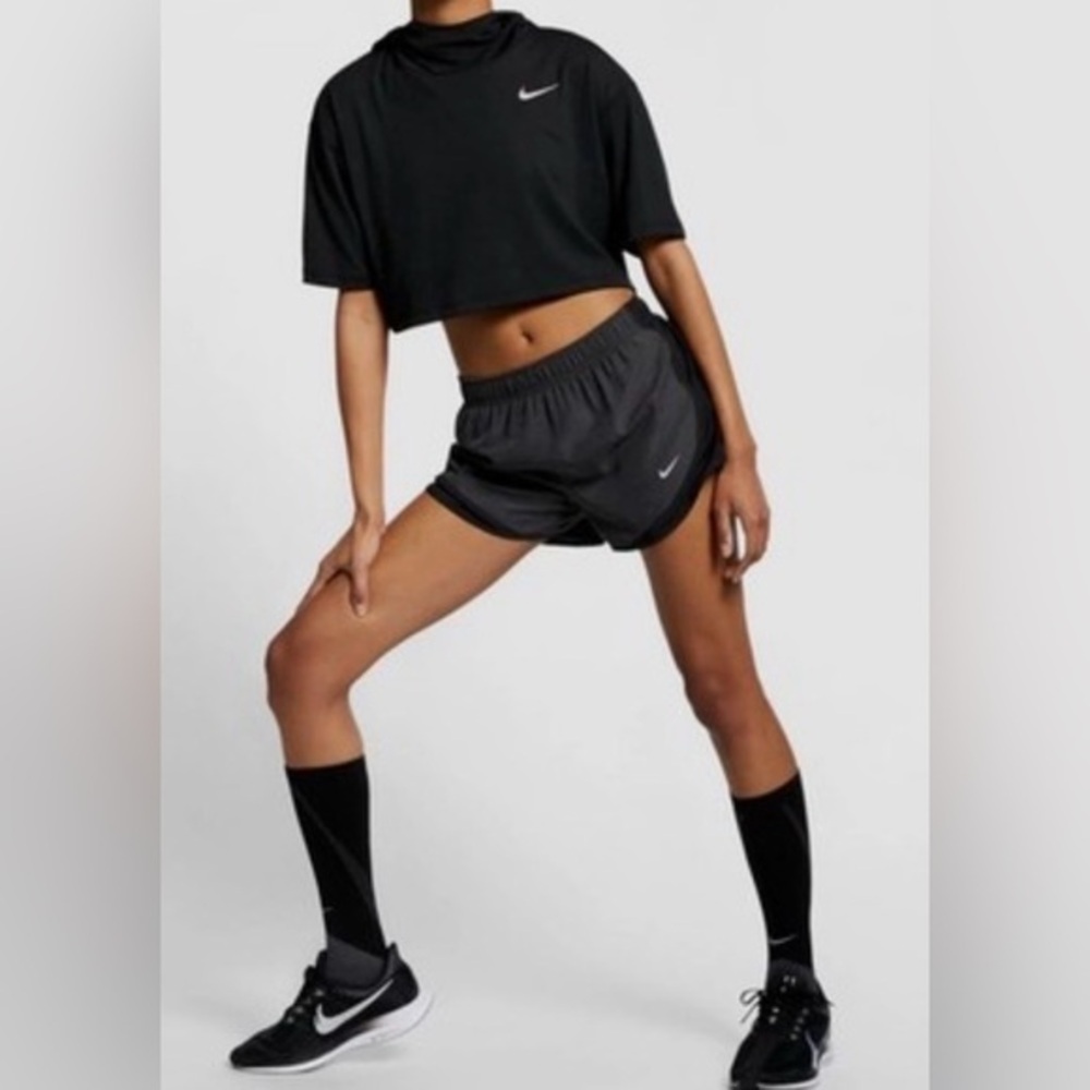 Nike Dri-Fit Heather Gray Black Running Shorts size XS - Picture 1 of 7